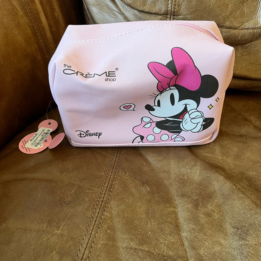 The Crème Shop Disney Minnie Mouse Pink Cosmetic Bag